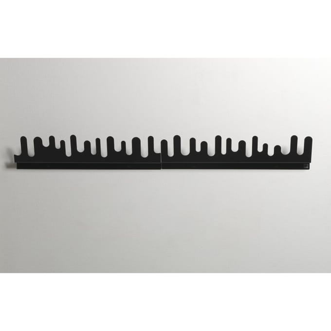 Design House Stockholm - Wave kledinghaak - zwart