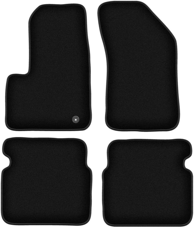 BASIC zwarte velours matten voor: Dodge Avenger sedan (2007-2015)