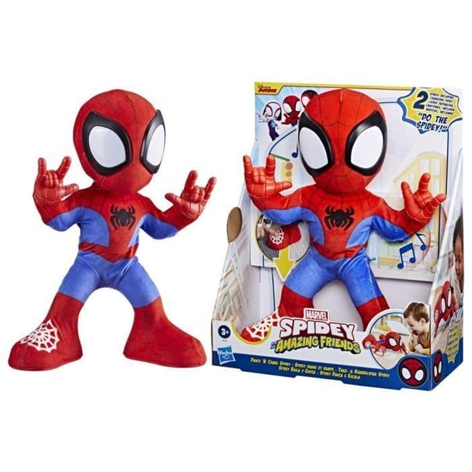 Spidey and His Amazing Friends Dance 'N Crawl Spidey Interactive Plush 25 cm