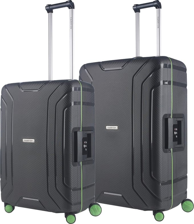 Grote Reiskoffer Set - 100L en 70L Koffer met Kliksluiting - Donkergrijs