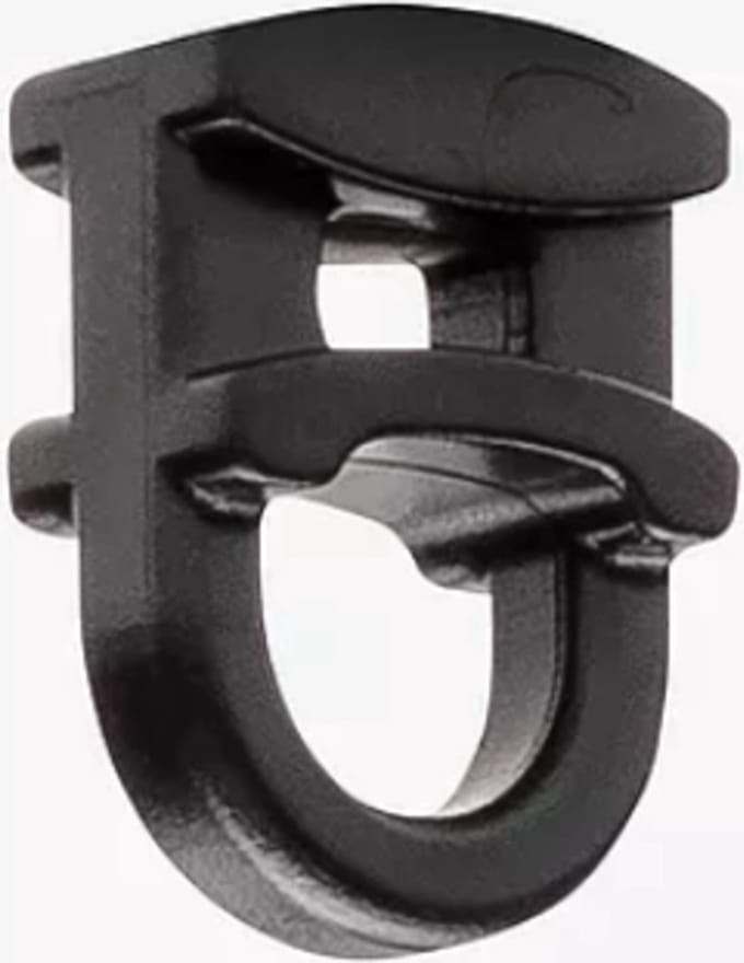 Intensions Glijder Flat Rail 10 stuks - zwart