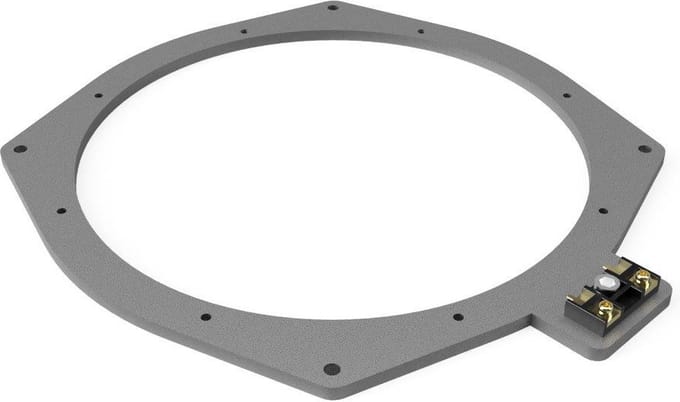 Zeer stabiele universele metalen BMW speakerring 200 mm