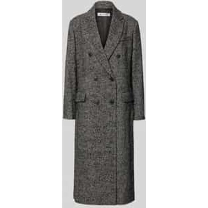 relaxed fit lange jas met wol