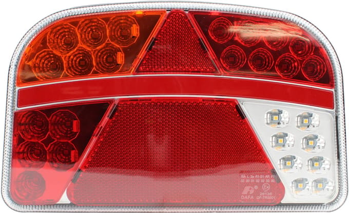 Glotrac LED 4 achterlicht links, 8 polig, 12/24V waterdicht