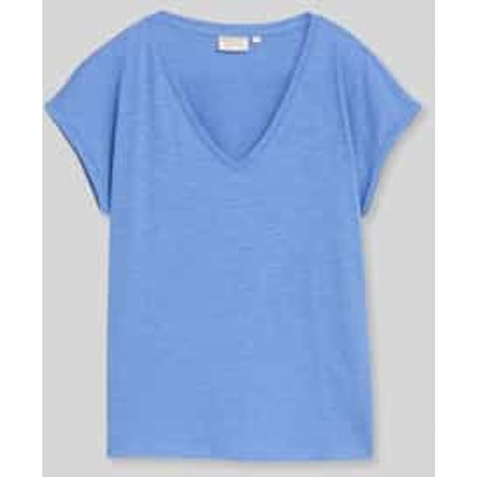 Tom Tailor Denim - T-shirt van katoen - Maat S - Bonnet Blue