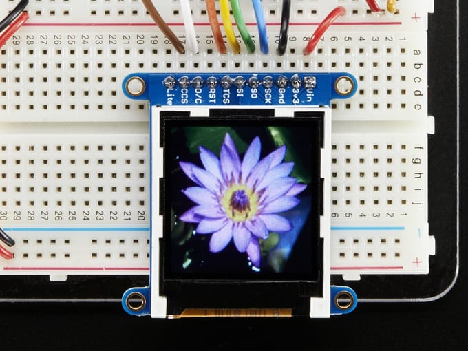 Adafruit 1.44 inch Color TFT LCD Display with MicroSD Card Adafruit 2088