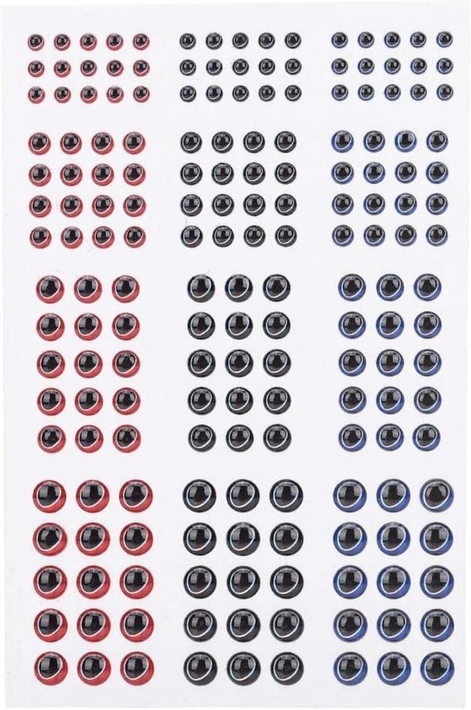 3D Vissen Aas Ogen, Zelfklevende Kunstmatige Vishoogte, Handgemaakte Vistricks, Visaccessoires en Aas Ogen voor Effectieve Vangst