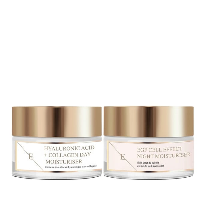 ErthSkin London Hyaluronzuur & Collageen Dagcrème + EGF Cell Effect Nachtcrème 1