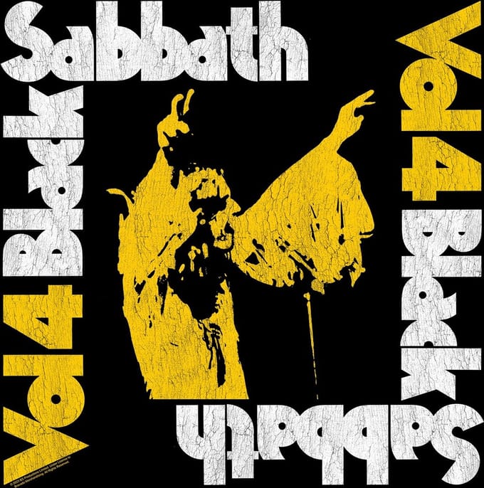 Black Sabbath - Vol 4 Bandana - Zwart
