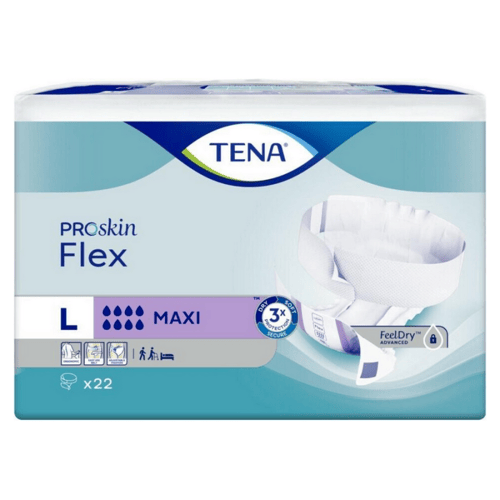 Tena Proskin Flex Maxi Large - 6 paquets de 22 protections