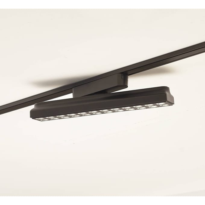 Lindby LED-strip 48 V Lumaro, zwart, 24 punten, dimbaar