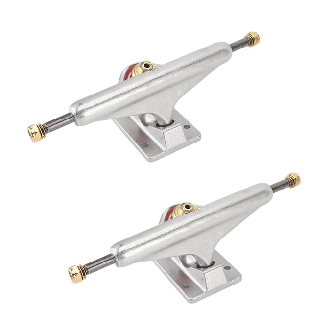 2 stuks 5.5in Holle Skateboard Trucks Aluminiumlegering Schokabsorberende Skateboard Bruggen gray