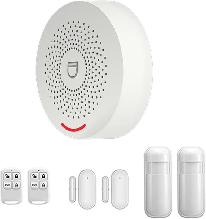 WIFI Alarm Systeem - Thuisbeveiliging Sensor - Huis Beveiligen - App Bediening - 79x46mm - Wit