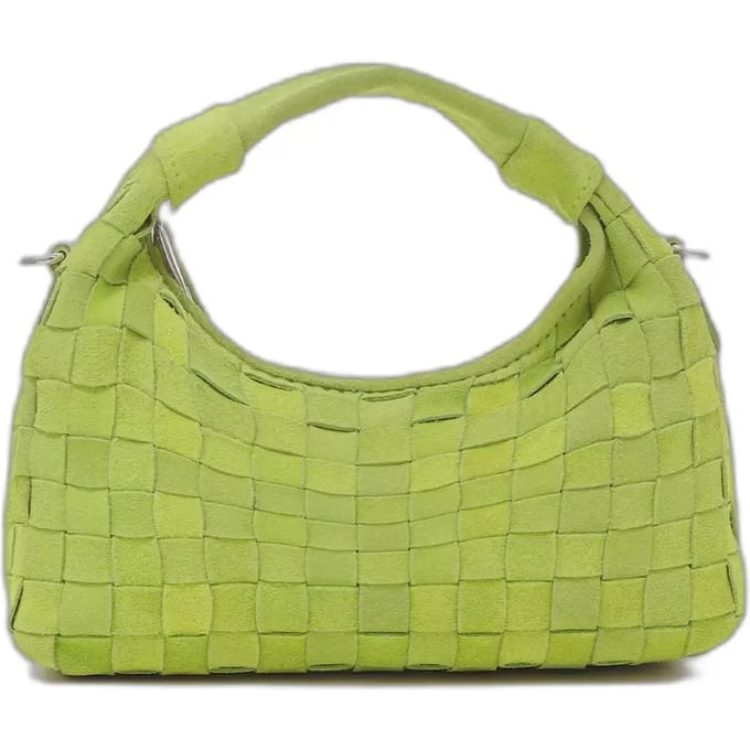 Núnoo Mini Dandy Braided Suede Lime Größe: OS | Handtaschen Outlet | Unisex | Grün