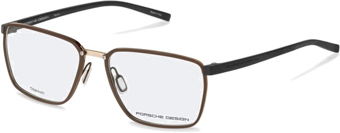 Porsche Design P8787 Brown, gold 57/17/145 MAN Brilmonturen