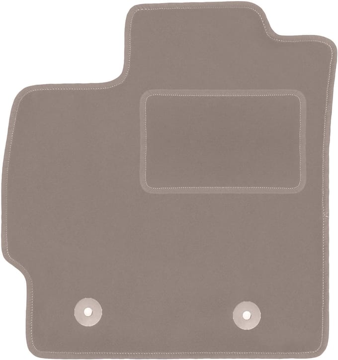 Beige bestuurdersmat voor: Toyota Prius III hatchback (2009-2011)
