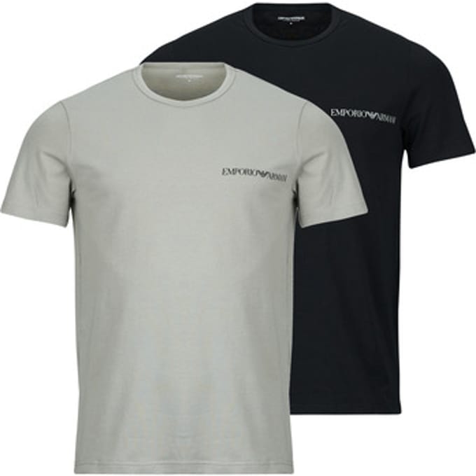 Emporio Armani Core Logoband Crew Neck Shirt Heren (2-pack) - Maat M