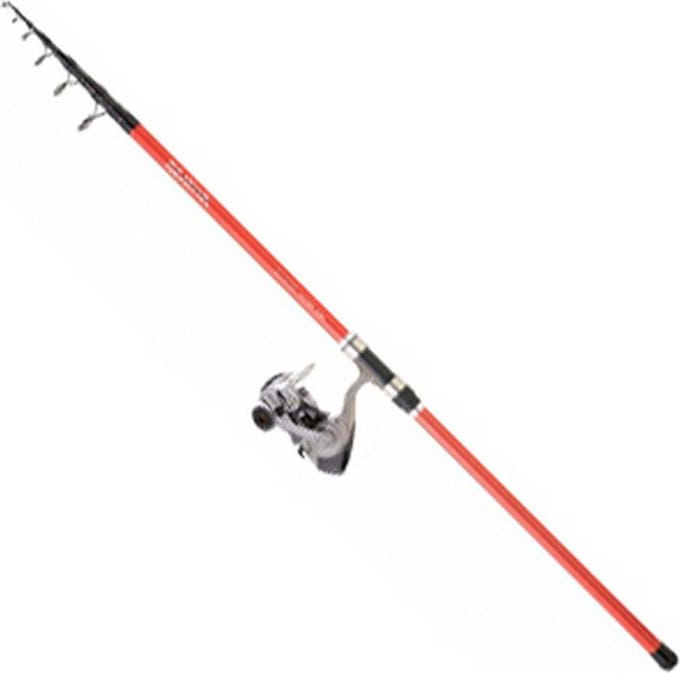 Daiwa Sensor+q850fm Surfcasting-combo Oranje 4.20 m / 60-120 g