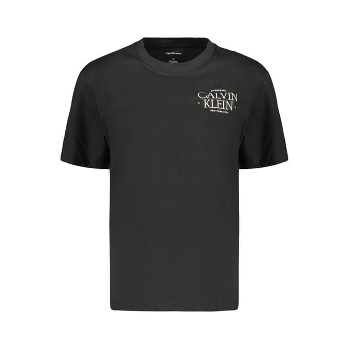 Calvin Klein Zwarte Katoenen Dames T-shirt