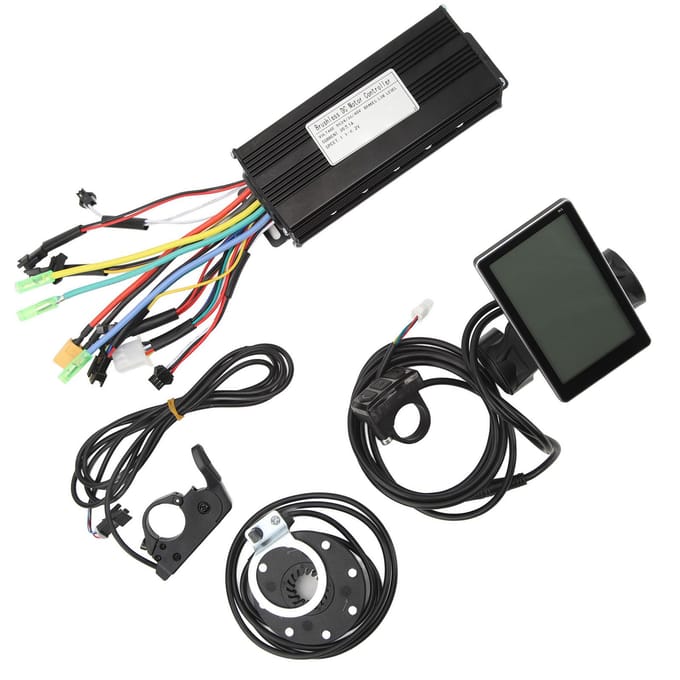 30A Sinusgolf 3 Modi Motorcontroller LCD M5 Displaypaneel Duimgas Elektrische Fiets Lithium gray