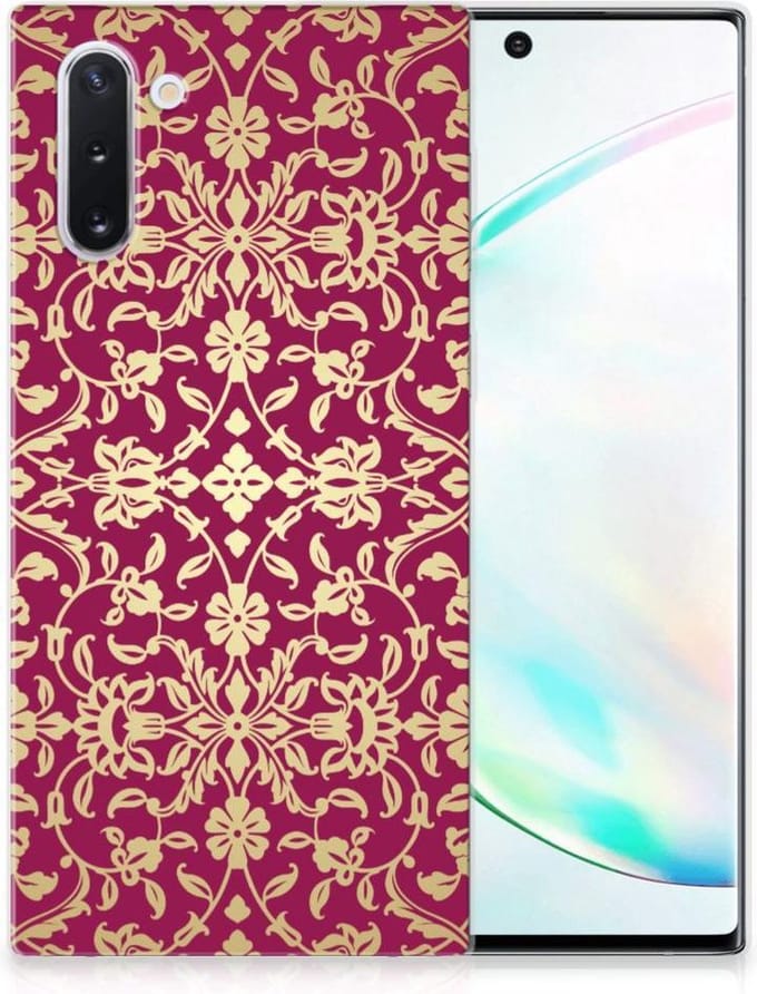 Siliconen Hoesje Samsung Galaxy Note 10 Barok Pink