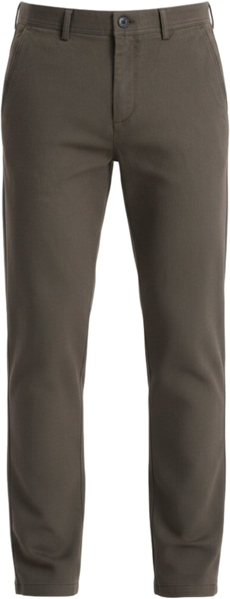 OMBRE Broek - Slim Fit - Rits - Effen Kaki S