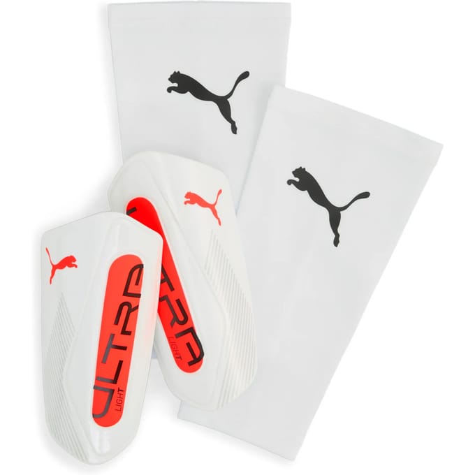 Puma Ultra Light Sleeve White Red - Keepershandschoenen - Maat S