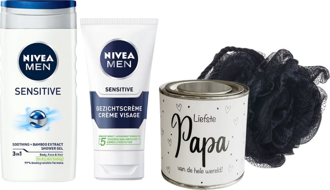 Nivea Cadeauset Papa Sensitive