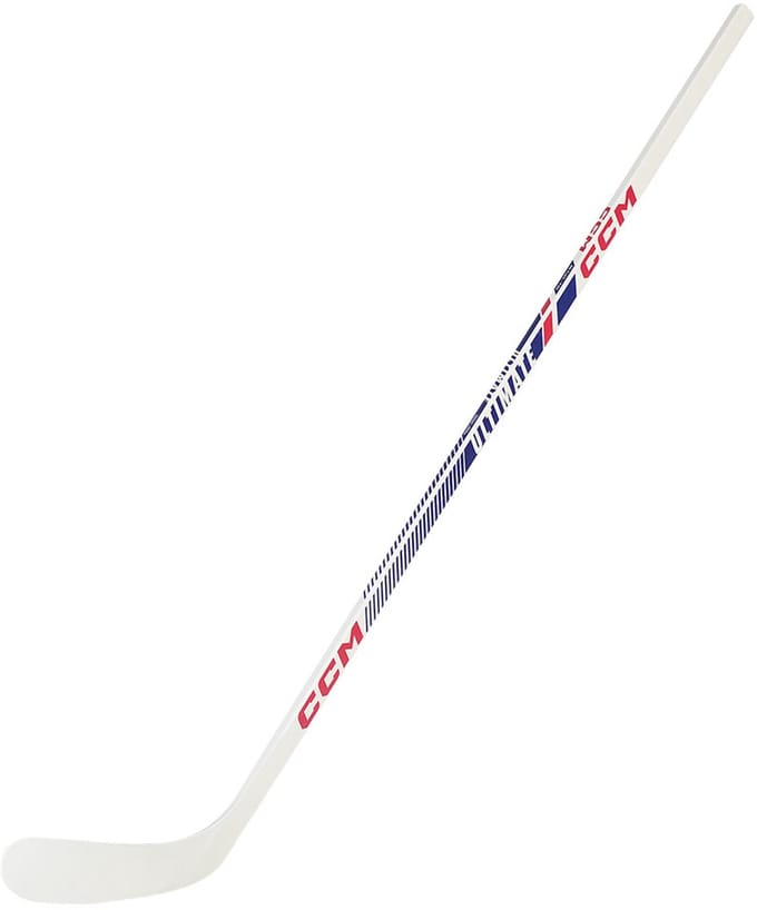 CCM Ultimate IJshockeystick - Houten Stick - Kinderen - Wit - Flex 35 - Links