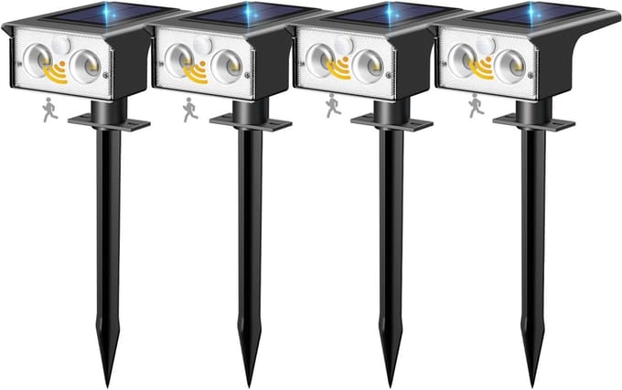 Tuinverlichting op Zonne Energie - Solar Buitenlampen -Zwart