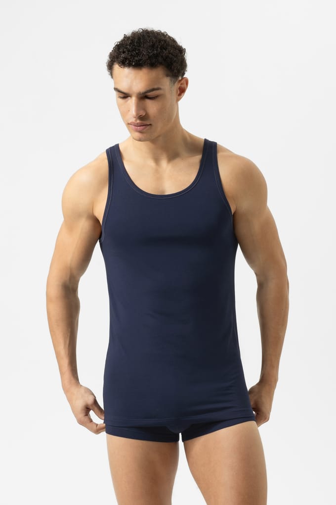 Athletic shirt Serie Dry Cotton Yacht Blue