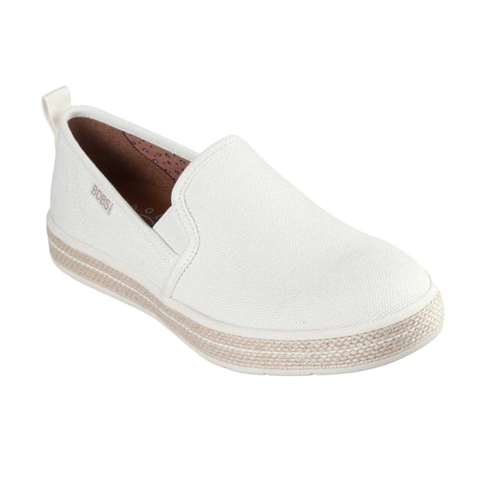 Skechers Dames Flexpadrill Canvas Espadrilles (Off White)