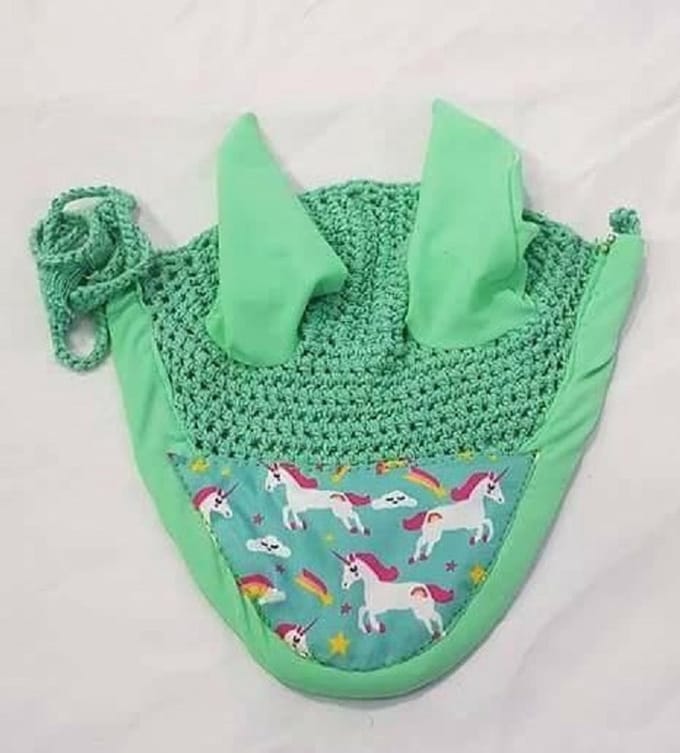 HB oornetje Unicorn - pony - mintgroen