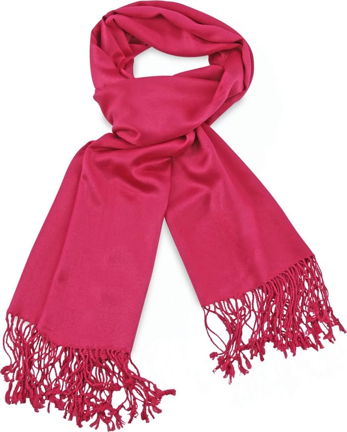 JB Collection - Sjaals - Pashmina fuchsia - fuchsia