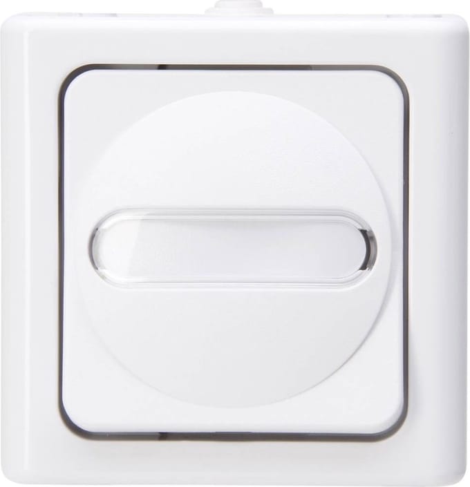 Kopp 560802003 BlueElectric Compleet Knop spatwaterdicht Arctisch-wit 1 stuks 1 stuk(s)
