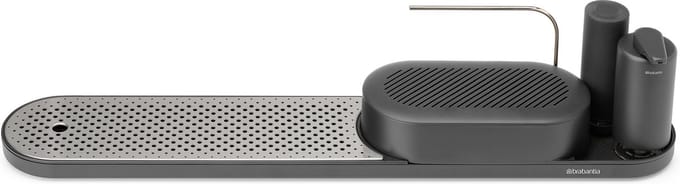 Brabantia SinkStyle Gootsteen Organizer en Zeepdispenser Set - Large - Mineral Infinite Grey