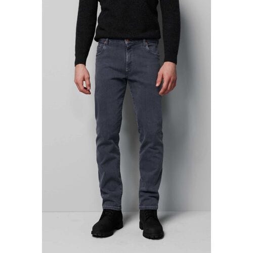 Meyer Jeans M5 Regular Performance Denim Super-Stretch Grijs / male