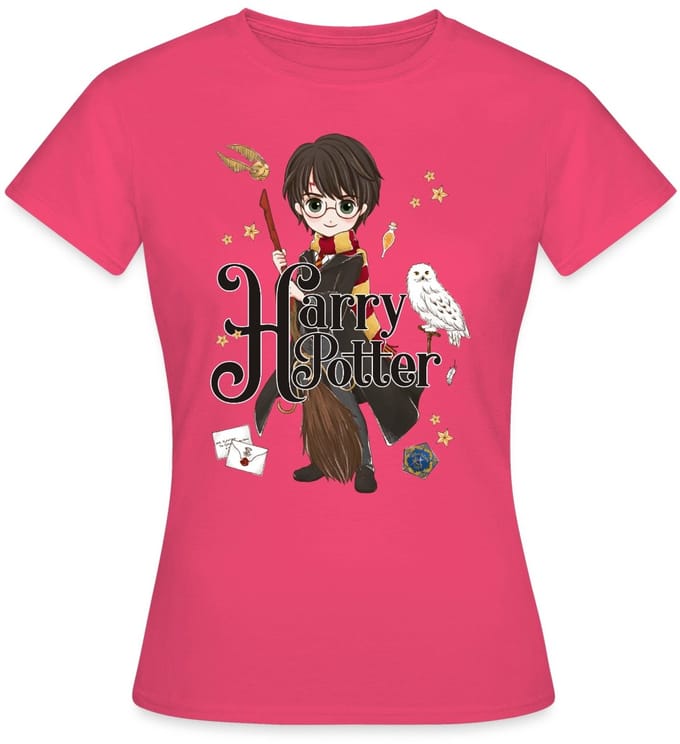 Harry Potter Onderdelen T-Shirt Dames