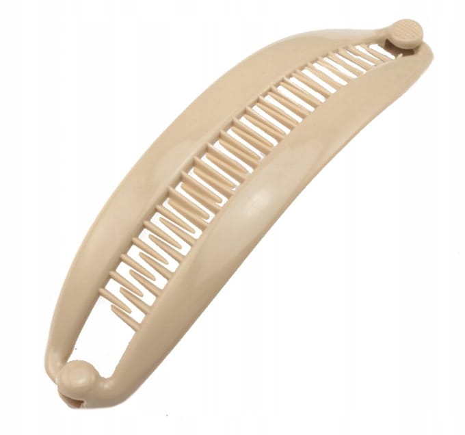 Bananen Haarclip voor Kokos: Licht Beige, 14.5cm