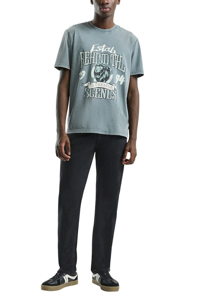 Q/S designed by - Heren broek - Maat 31 - Mannen - 99Z8 GREY/BLACK - katoen