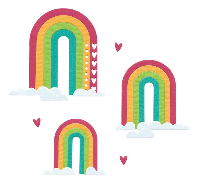 Sizzix Thinlits Ponssjabloon "Rainbow Arches by Catherine Pooler"