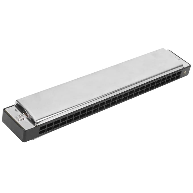 Mondharmonica met 24 gaten C-toon Octaafstemming Beginner Populair Muziekinstrument Benodigdheden black
