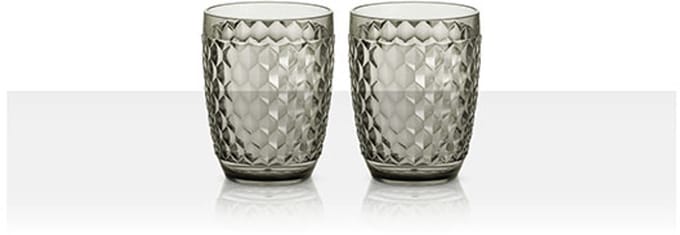 Brunner Waterglass Coralux Forest - Set van 2 - 35 cl - MS kunststof - Onbreekbaar