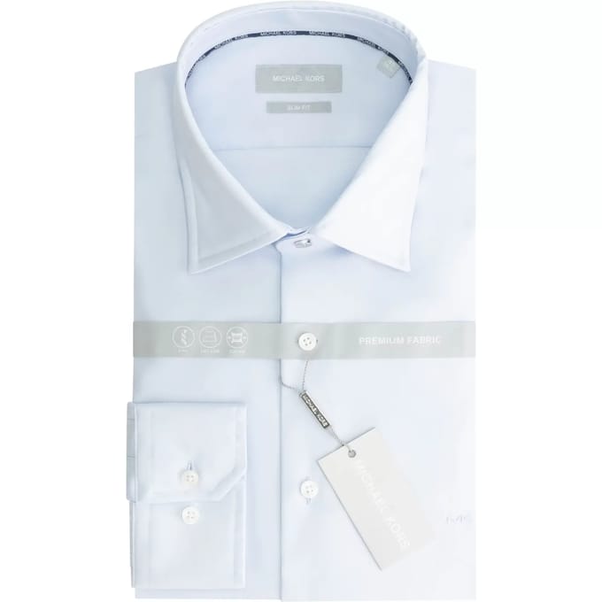 Slim twill overhemd met 2 plooien Michael Kors