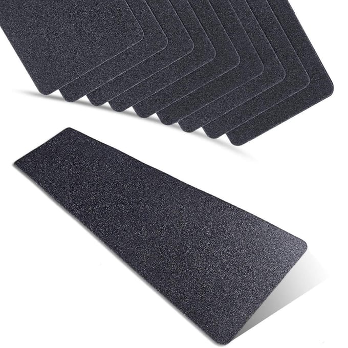Antislipstrips trapmatten 15 cm x 60 cm zelfklevend - 10 stuks - traptreden veiligheid