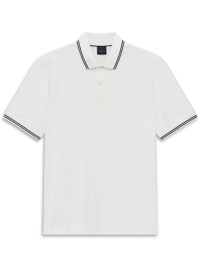 Bugatti Herren Polo Modern Fit van puur katoen