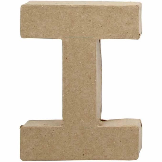 Creativ Company Letter Papier-mache Small - I