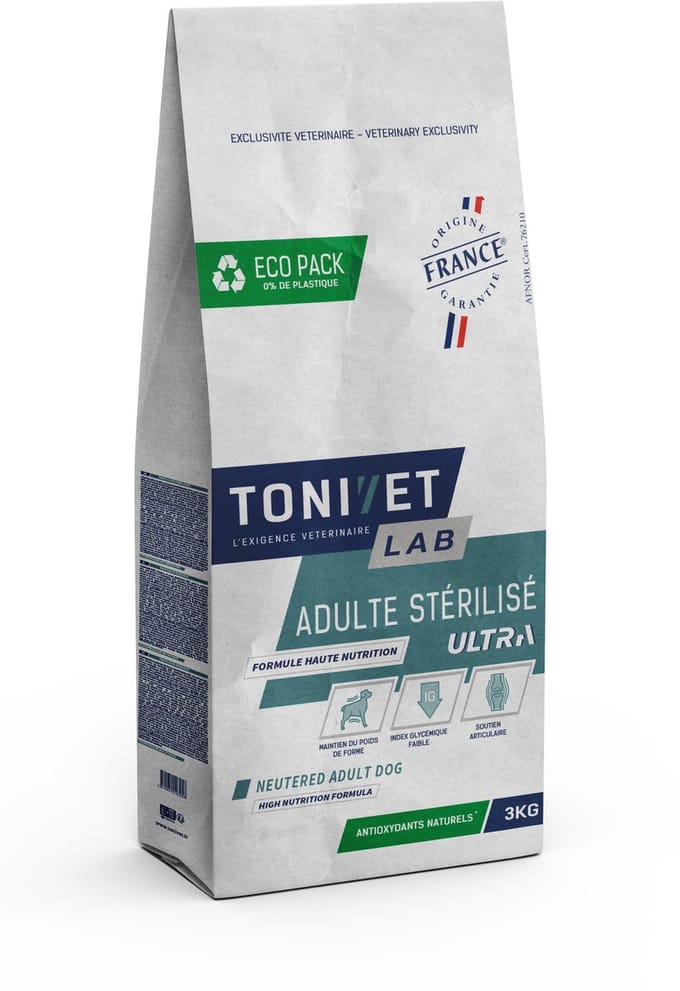 Tonivet Ultra Dog Adult Sterelised - 3kg