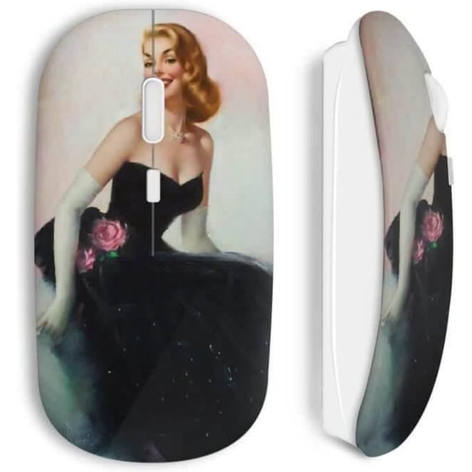 Souris Sans Fil Pin Up Painted