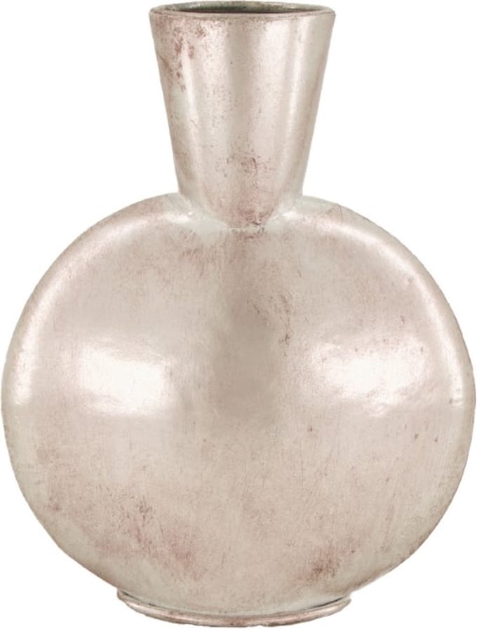 Vaas stijlvol zilver - 27 cm hoog
